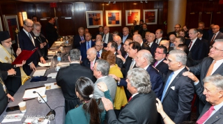 Στιγμιότυπο από το Αρχιεπισκοπικό Συμβούλιο, που πραγματοποιήθηκε την Παρασκευή στη Νέα Υόρκη.  Φωτογραφία: Αρχιεπισκοπή Αμερικής/Δημήτριος Πανάγος